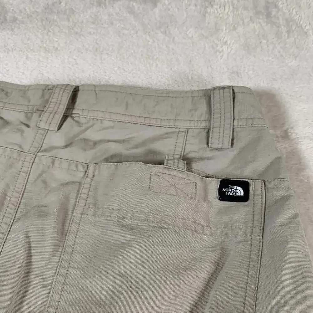 The North Face Men’s Nylon Hiking Pants Size 32‎ Beige Utility Outdoor Trail